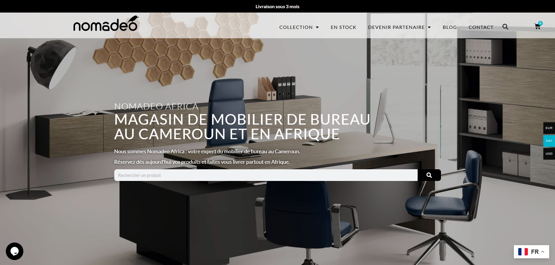 Nomadéo Africa website